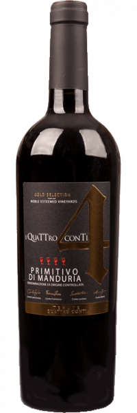 Conti Zecca, Quattro Conti Primitivo Manduria Gold, 2020