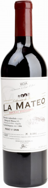 Bodegas Mateos, Parcelas Singulares Coleccion de Familia Rioja DOCa, 2015/2016