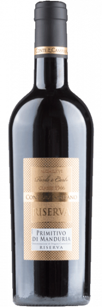 Conte di Campiano, Primitivo di Manduria Riserva, 2018