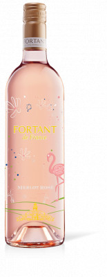 Fortant de France, Merlot Rose serigraphiert Pays d'Oc IGP, 2021
