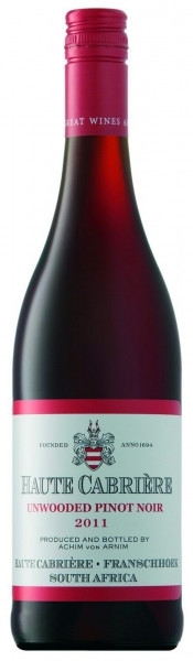 Haute Cabrière, Unwooded Pinot Noir, 2021
