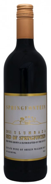 Springfontein, Ulumbaza Red, 2018