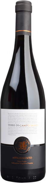 Terre di Campo Sasso, Appassimento Rosso Puglia, 2021