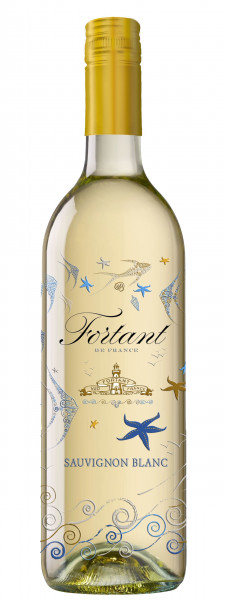 Fortant de France, Sauvignon Blanc serigraphiert Pays d'Oc IGP, 2019